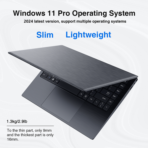 Laptop – Celeron 5090 – 15,6 Zoll – 12 GB RAM + 256 GB – Windows 11 Pro – inklusive Tasche